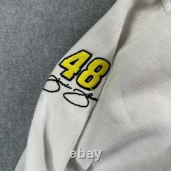 Veste NASCAR Lowes Jimmie Johnson Homme XL Blanche Chase Hendrick Motorsports