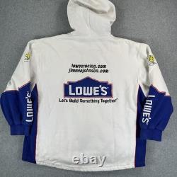 Veste NASCAR Lowes Jimmie Johnson Homme XL Blanche Chase Hendrick Motorsports
