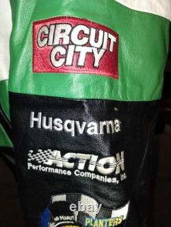 Veste NASCAR Vintage Homme Lg Jeff Hamilton Interstate Racing Bobby Labonte