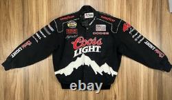 Veste NASCAR Vintage Homme Taille Moyenne Course Coors Light Sterling Marlin #40