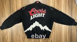 Veste NASCAR Vintage Homme Taille Moyenne Course Coors Light Sterling Marlin #40
