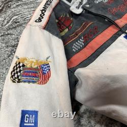 Veste NASCAR Vintage de Dale Earnhardt M Jeff Hamilton GM Goodwrench Racing USA