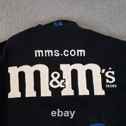 Veste NASCAR Vintage pour hommes extra large noire Elliott Sadler M&M's Jeff Hamilton