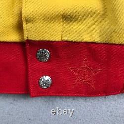 Veste NASCAR pour hommes 4XL jaune à zip intégral à manches longues manteau de course Pennzoil Shell