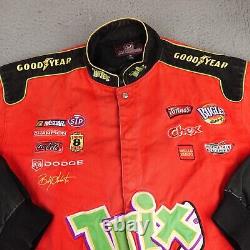 Veste NASCAR vintage Trix pour hommes 2X rouge JH Design Bobby LaBonte Racing Snap #43