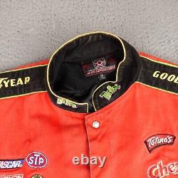 Veste NASCAR vintage Trix pour hommes 2X rouge JH Design Bobby LaBonte Racing Snap #43