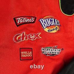Veste NASCAR vintage Trix pour hommes 2X rouge JH Design Bobby LaBonte Racing Snap #43