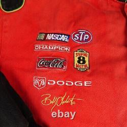 Veste NASCAR vintage Trix pour hommes 2X rouge JH Design Bobby LaBonte Racing Snap #43