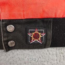 Veste NASCAR vintage Trix pour hommes 2X rouge JH Design Bobby LaBonte Racing Snap #43