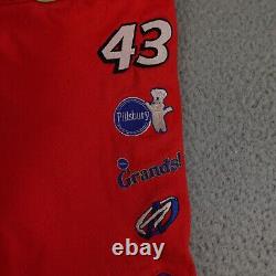 Veste NASCAR vintage Trix pour hommes 2X rouge JH Design Bobby LaBonte Racing Snap #43