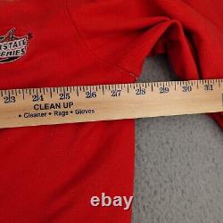 Veste NASCAR vintage Trix pour hommes 2X rouge JH Design Bobby LaBonte Racing Snap #43