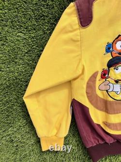 Veste Nascar Vintage Rare Jaune et Marron MM Jh Design Elliot Sadler #38 Taille M