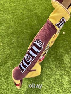 Veste Nascar Vintage Rare Jaune et Marron MM Jh Design Elliot Sadler #38 Taille M