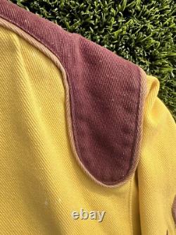 Veste Nascar Vintage Rare Jaune et Marron MM Jh Design Elliot Sadler #38 Taille M