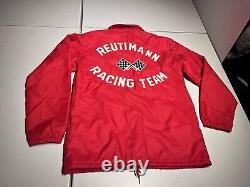 Veste Reutimann Racing Team pour homme, petite taille, David Buzzie Stock Nascar Deerfoot Coat