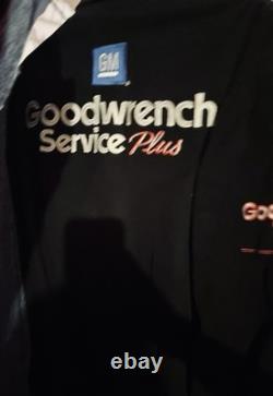 Veste VTG Dale Earnhardt GM Goodwrench M Chase NASCAR Winston Cup en daim noir
