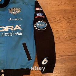 Veste Viagra Mark Martin #6 Nascar Roush Racing Ford avec Logo en Patchs Taille M