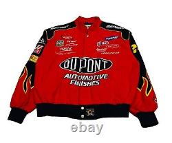 Veste Vintage 1999 Jeff Gordon DuPont Racing Flames NWT JH Design Taille L NASCAR