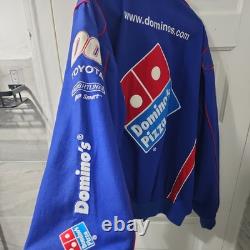 Veste Vintage DOMINOS PIZZA NASCAR David Reutimann 00 JH Design Racing taille XL