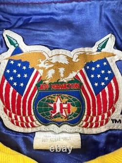Veste Vintage Jeff Hamilton Jeff Gordon Dupont Taille L Rainbow Nascar Race