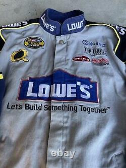 Veste à lignes authentiques NASCAR JIMMY JOHNSON LOWE'S CHASE XL