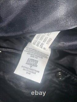 Veste aviateur en cuir Nascar 4 couleurs de cuir ! XL Chase Authentics JH Design