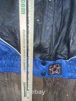 Veste aviateur en cuir Nascar 4 couleurs de cuir ! XL Chase Authentics JH Design