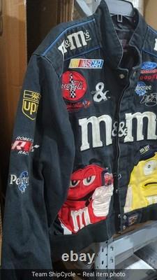 Veste d'équipe de course MM NASCAR Medium JH Design Chase Rare Coke G2U