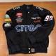 Veste De Course Citgo Vintage Pour Hommes Grande Taille Noire Avec Pression Ann&eacute;es 90 Nascar Jeff Hamilton