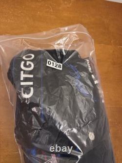 Veste de course CITGO vintage pour hommes grande taille noire avec pression années 90 NASCAR Jeff Hamilton
