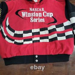 Veste de course Med NASCAR Winston Cup Series Bulldawg Racing Apparel en coton nylon