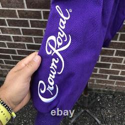 Veste de course NASCAR Chase Authentics Crown Royal Chase Authentics Racing Purple Logo Jamie McMurray L