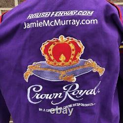 Veste de course NASCAR Chase Authentics Crown Royal Chase Authentics Racing Purple Logo Jamie McMurray L