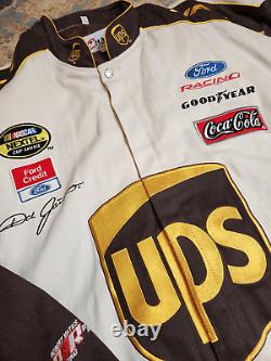 Veste de course NASCAR Chase Authentics Dale Jarrett UPS Racing taille 6XL JH Designs