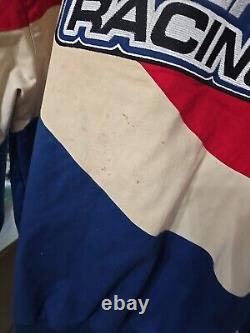 Veste de course NASCAR Chase Gordon Pepsi pour homme XL brodée rouge et bleue 27,5x28