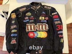 Veste de course NASCAR M&M #38 Elliot Sadler noire JH Designs taille XL