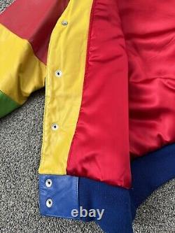 Veste de course NASCAR pour homme XL JEFF GORDON #24 Dupont en cuir USA CHASE BRAND