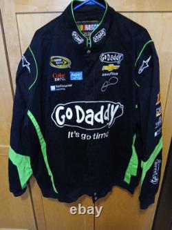 Veste de course Nascar GoDaddy Danica Patrick #10 JH Design 2013 Taille 4XL