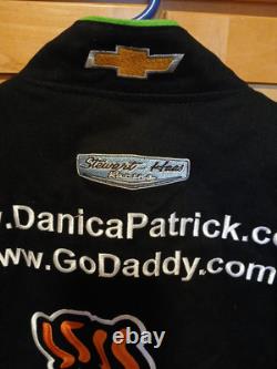 Veste de course Nascar GoDaddy Danica Patrick #10 JH Design 2013 Taille 4XL