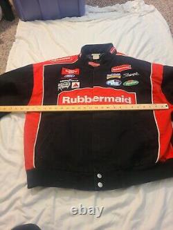 Veste de course Team Caliber Nascar Rubbermaid Rousch en taille XXL