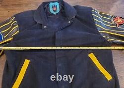 Veste de course VTG Nascar Rusty Wallace #2 Miller Genuine Draft Taille Large RARE