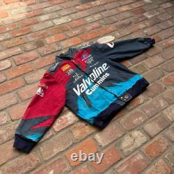 Veste de course VTG Valvoline Cummins NASCAR pour hommes XL Oversized Mark Martin #6 des années 90