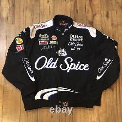Veste de course Vintage NASCAR JH Design Tony Stewart #14 Old Spice pour hommes en taille 3XL