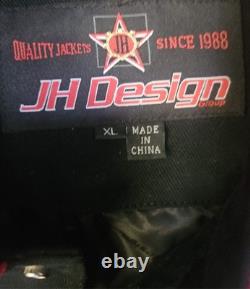 Veste de course brodée Vintage Y2K NASCAR JH Design M&M Kyle Busch XL