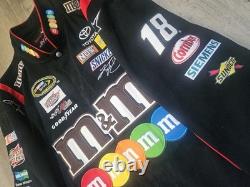Veste de course brodée Vintage Y2K NASCAR JH Design M&M Kyle Busch XL