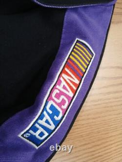 Veste de course brodée pour hommes Vintage Chase Authentics Brickyard 400 de couleur violette taille L