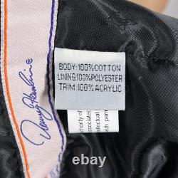 Veste de course noire vintage FedEx NASCAR pour homme, taille petite, brodée Denny Hamlin