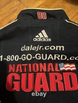 Veste de course signée Dale Earnhardt Jr. National Guard/MT Dew Amp NASCAR - Taille L