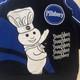 Veste De Course Style Nascar Pillsbury Doughboy Vintage Taille Jeunesse Xl