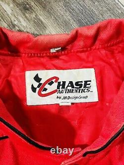 Veste de course vintage Dale Earnhardt Jr Nascar Budweiser Chase Authentics XXL 2X